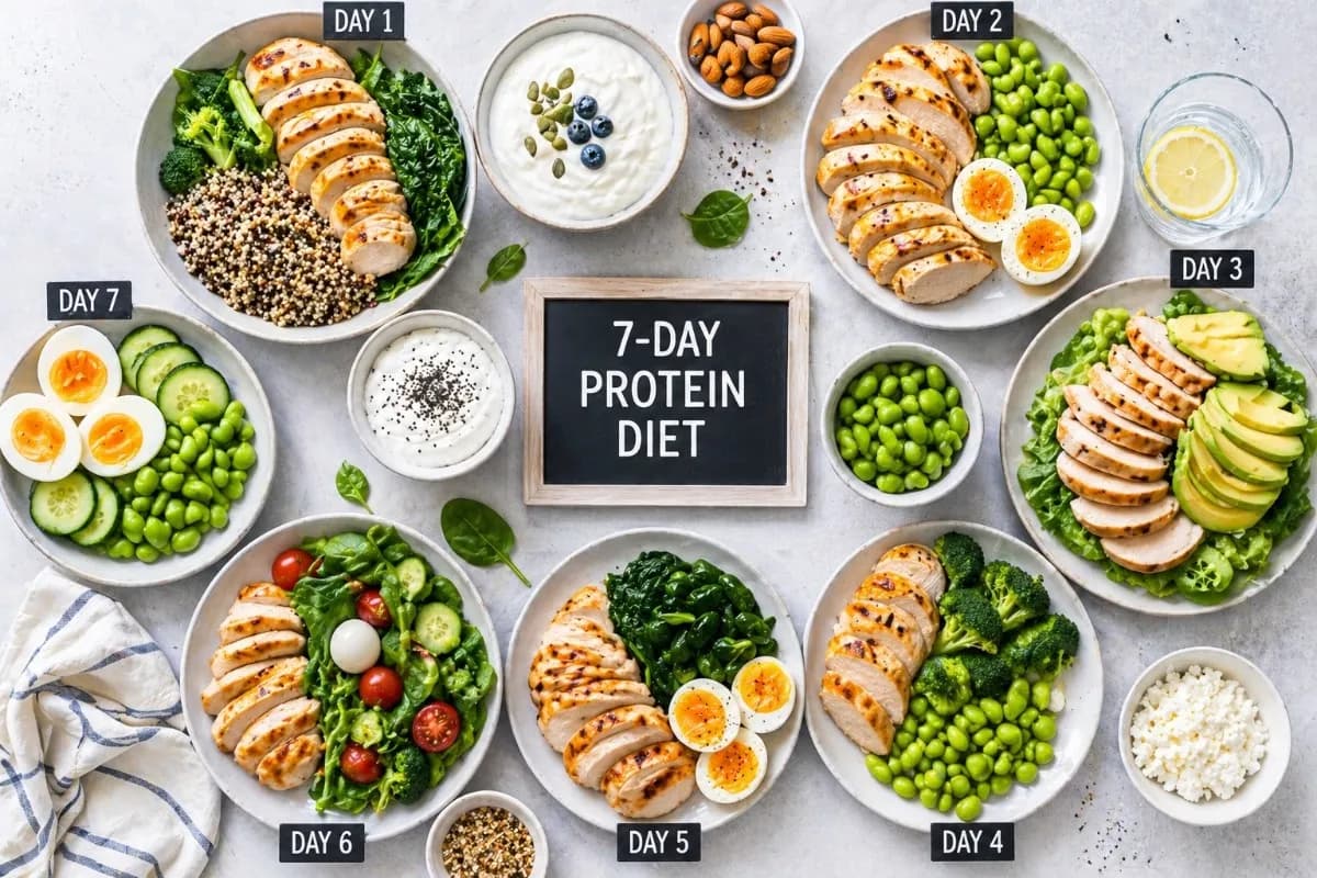 The Ultimate 7-Day Protein Diet Plan for Weight Loss