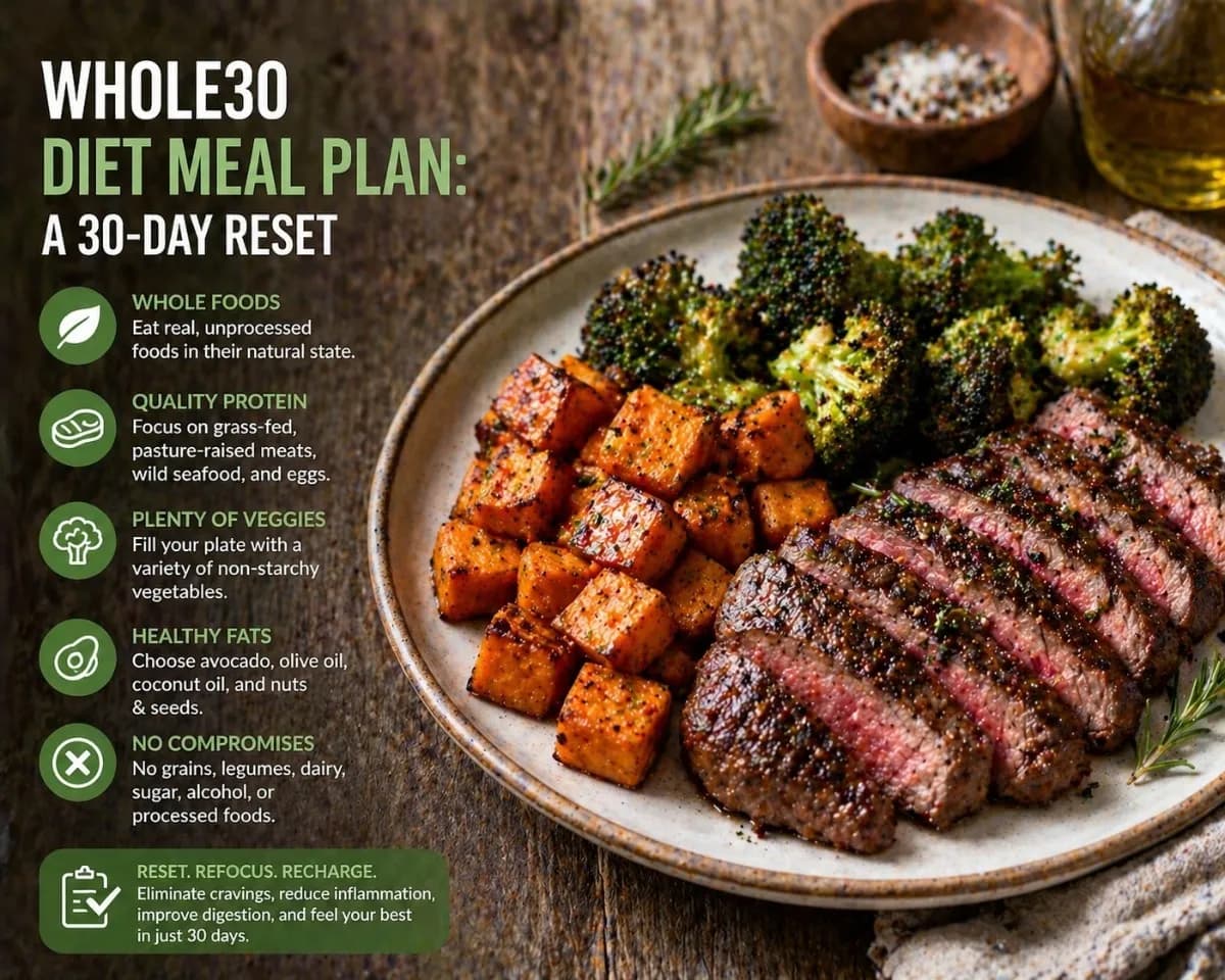 Whole30 Diet Meal Plan: A 30-Day Reset